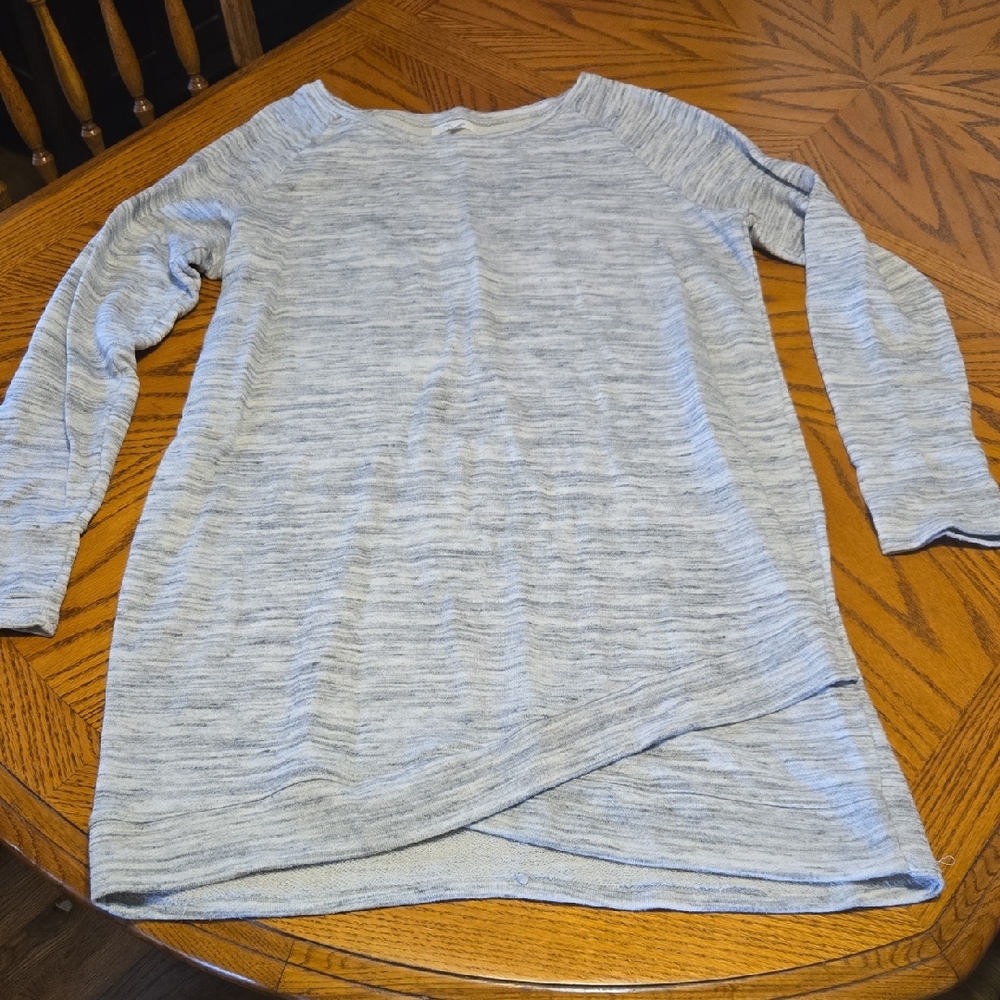 Maurices Gray Long Sleeve Dress